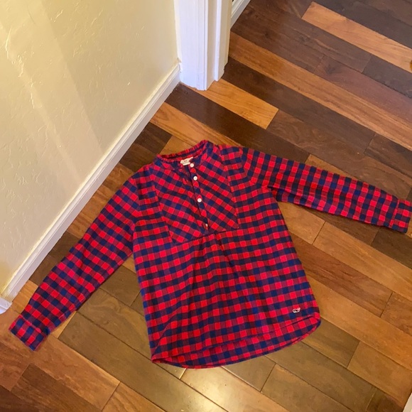 Vineyard Vines Other - Vineyard Vines Plaid Top Girls M